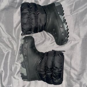Toddler croc boots
